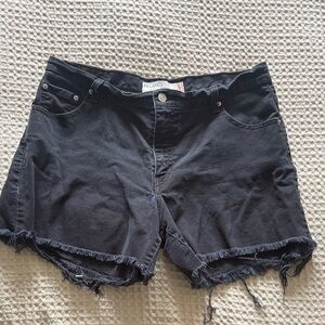 Levi's Black Jean Shorts for Women